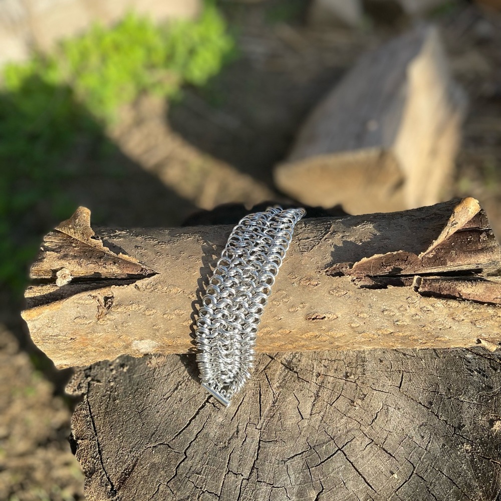 Chain maille bracelet